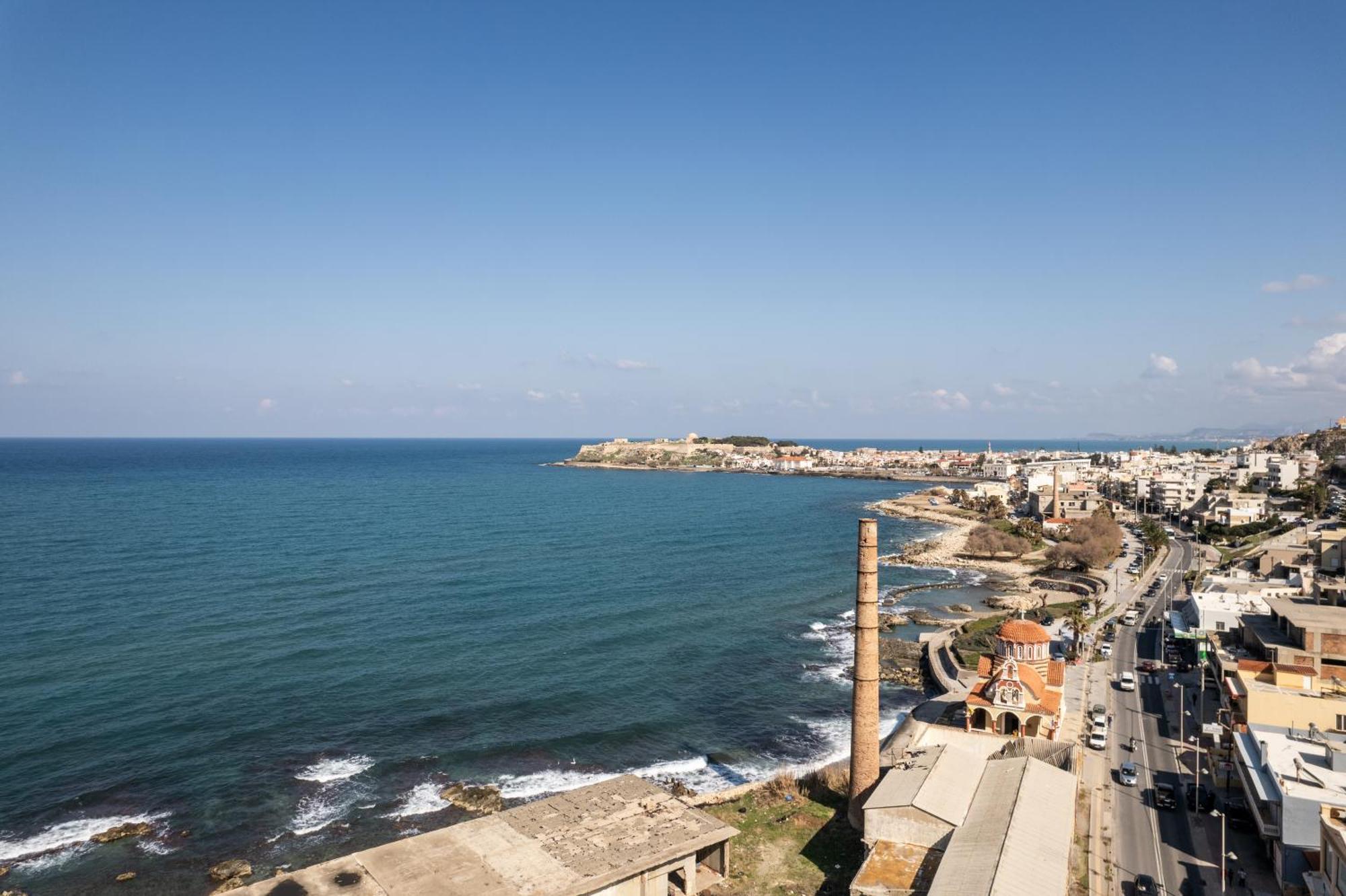 Secret View Apartment, With Private Jacuzzi Rethymno Exterior foto